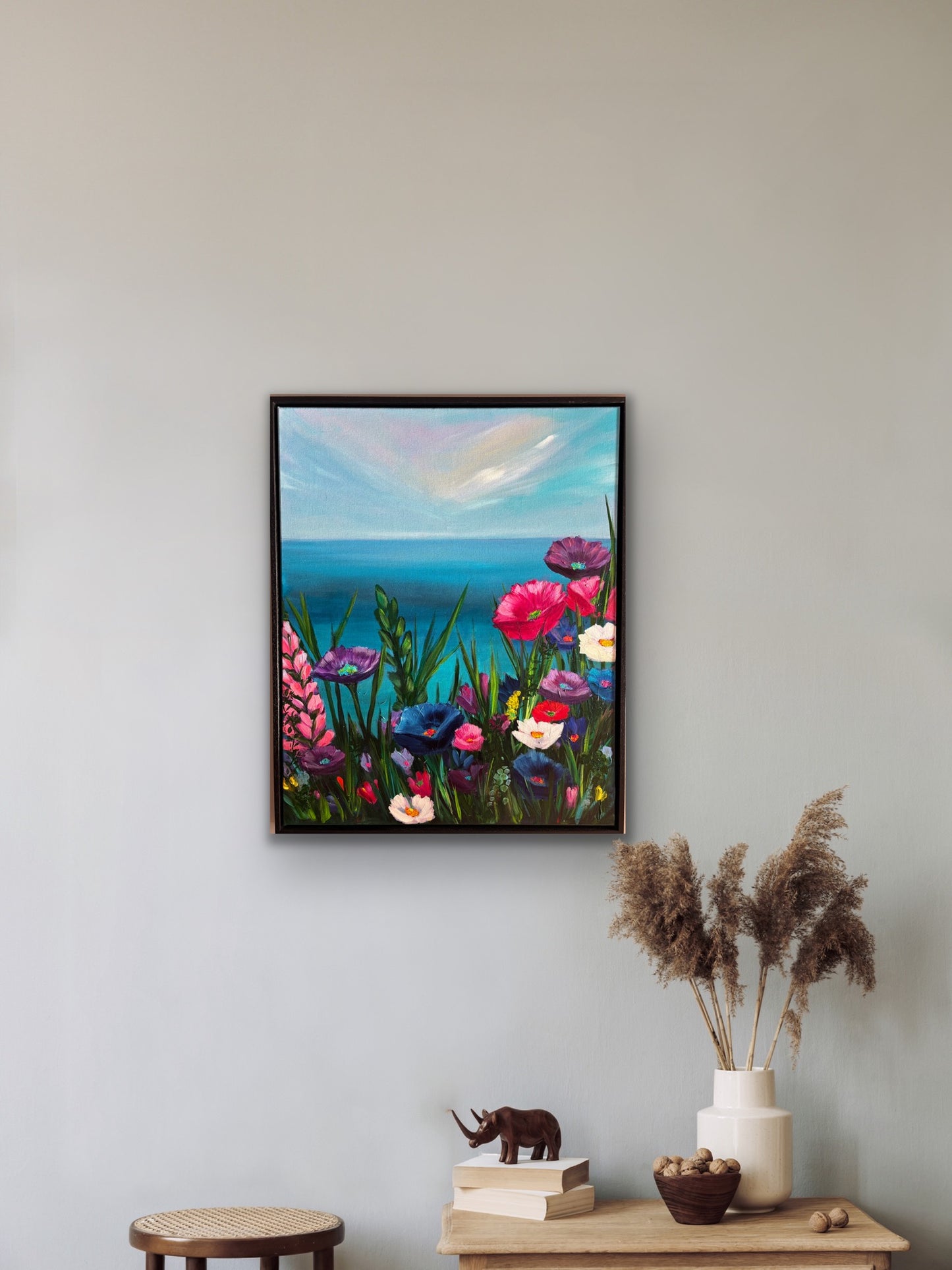 Happiness and Healing - Original acrylic painting