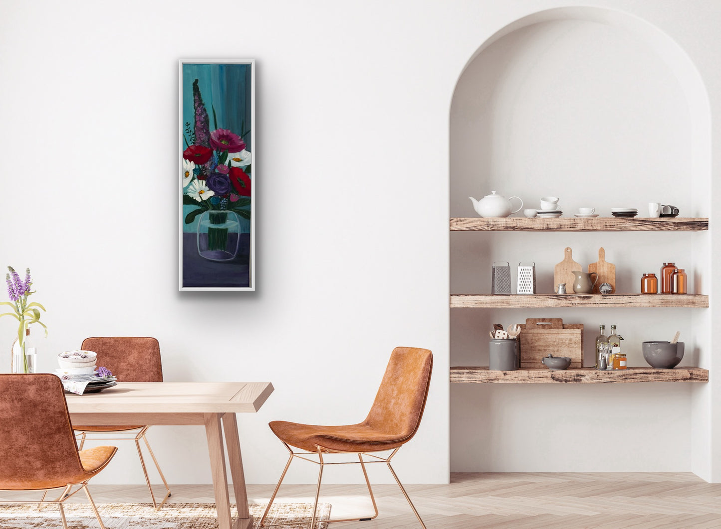 Warm Florals - original painting