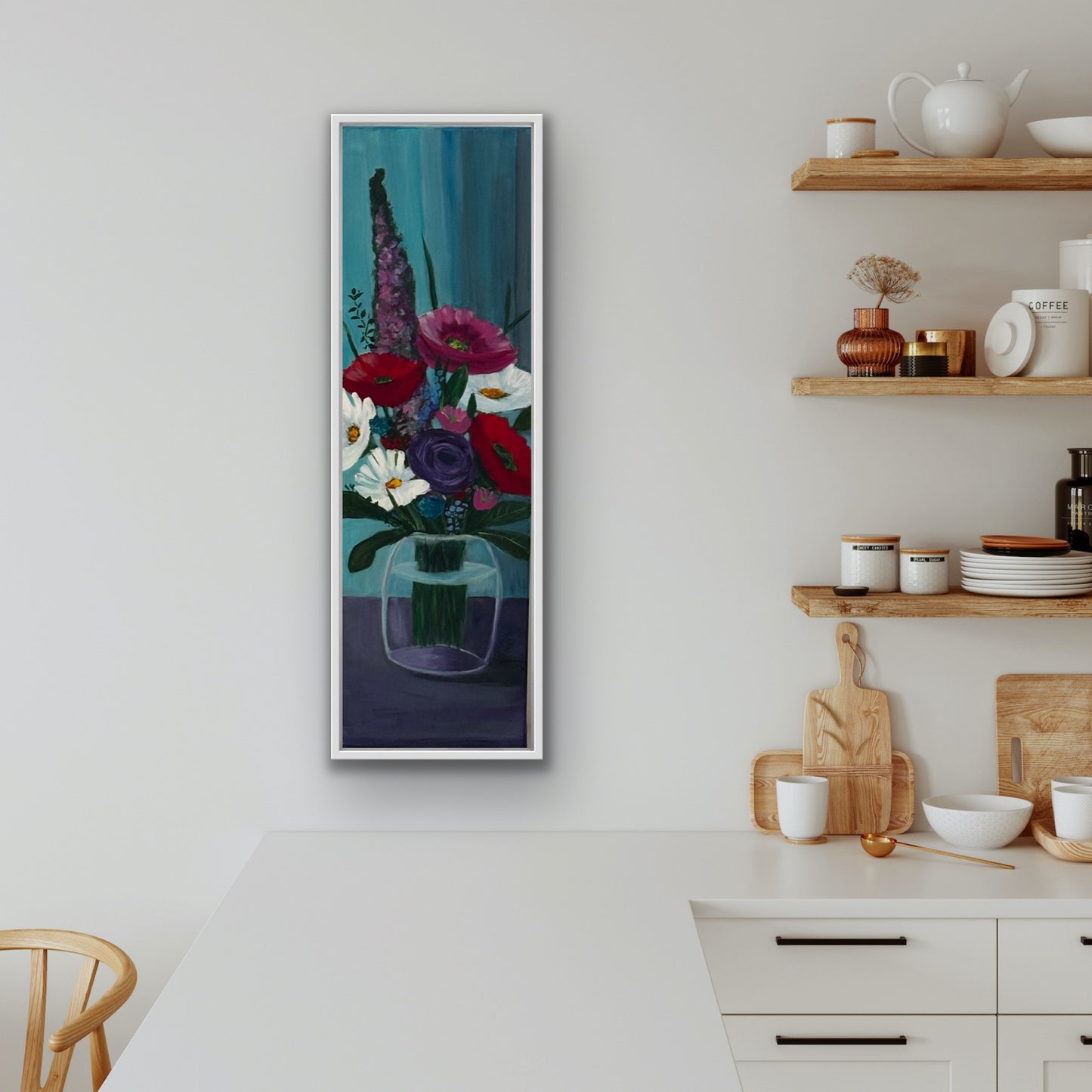 Warm Florals - original painting