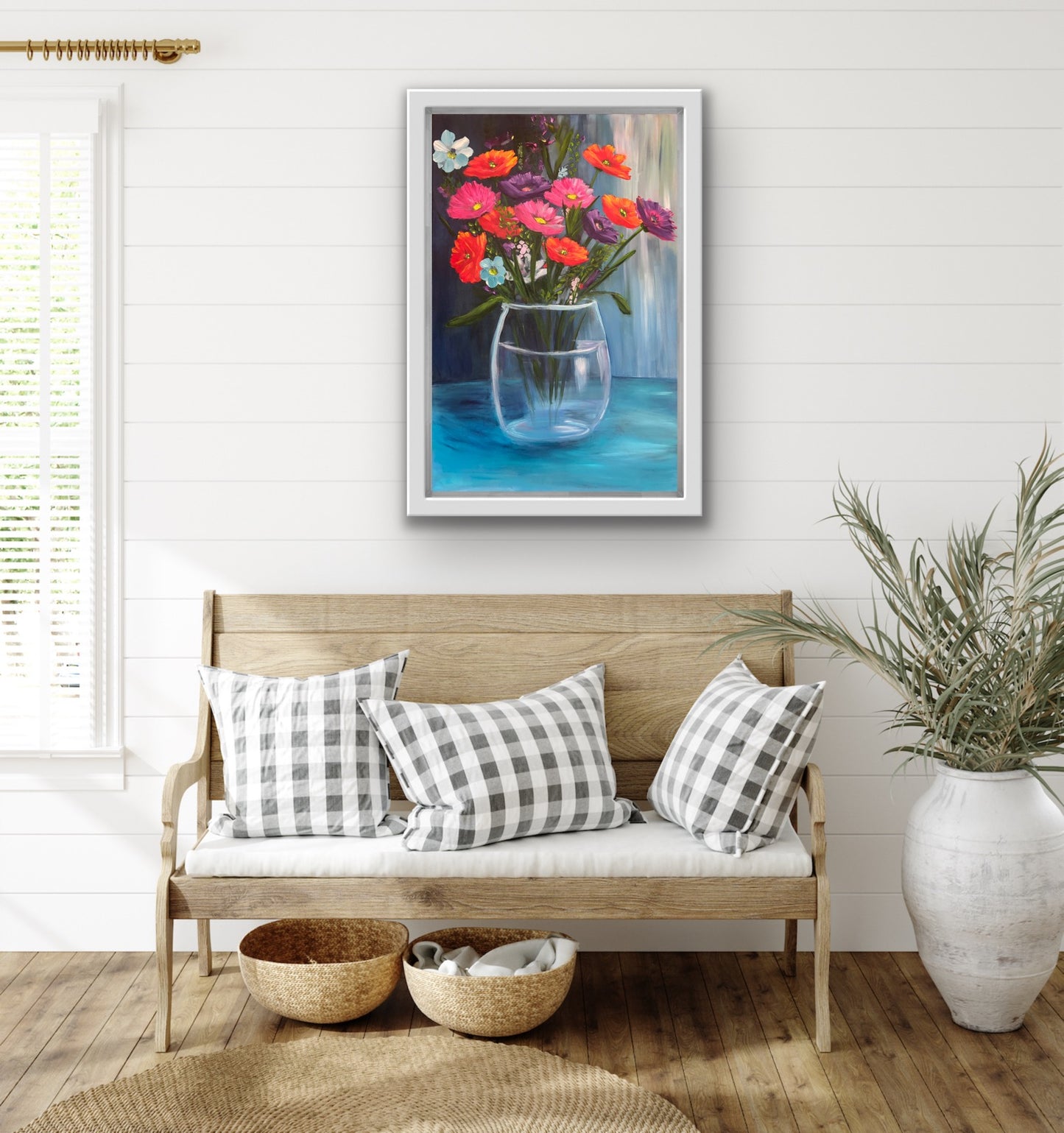 Vase Full of Hope - Original Floral Painting