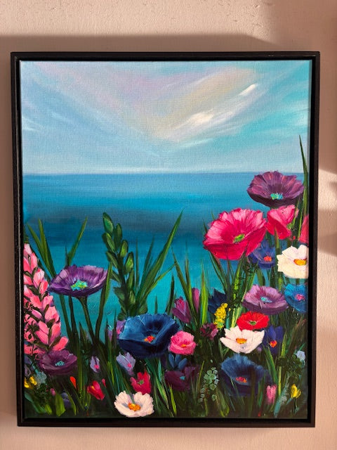 Happiness and Healing - Original acrylic painting
