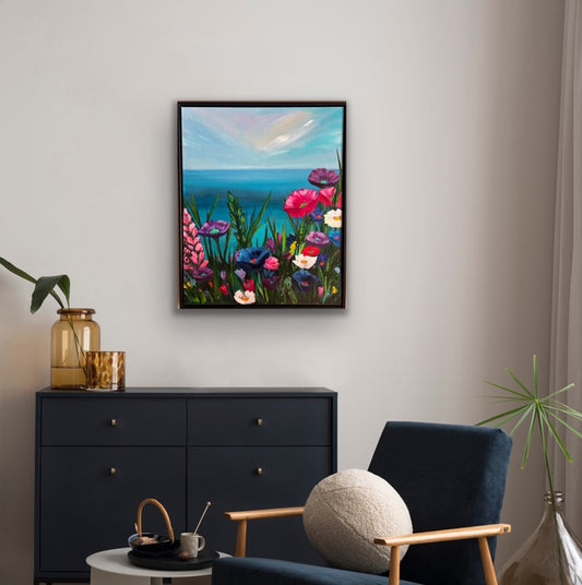 Happiness and Healing - Original acrylic painting