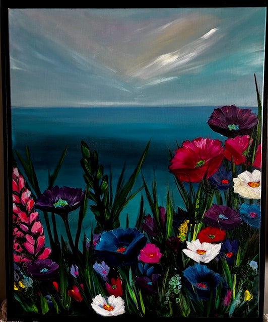 Happiness and Healing - Original acrylic painting