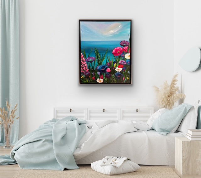Happiness and Healing - Original acrylic painting
